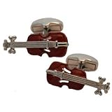 Double Bass, Viola, Violin, Cello Style Music Cufflinks - String Instrument