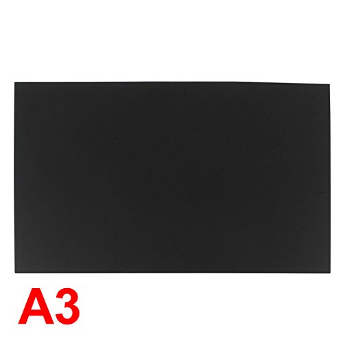 3mm Black Plastic Acrylic Plexiglass Perspex Sheet A3 Size 297mmx420mm
