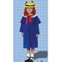 Child Small (6-8) Little Madeline Economy CostumeDiscontinued NO HATS OR WIG- Dress Only