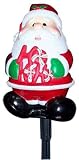 Noma/Inliten-Import V22049 3 Light Crystal Santa with Gift Box Pathway Marker