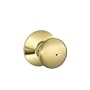 Schlage F40VPLY605 Plymouth Privacy Knob, Bright Brass