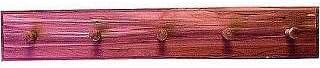 Five Peg Cedar Coat Rack