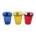 3 BPA Free Baby Sippy Cups & Lids, Blue, Yellow & Red