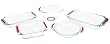 Pyrex Accents Bakeware 5-Piece Baking Dish Set