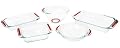 Pyrex Accents Bakeware 5-Piece Baking Dish Set