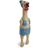 Charming Pet Products Large Grandma Hippie Chick Squeaky Latex Dog Toy