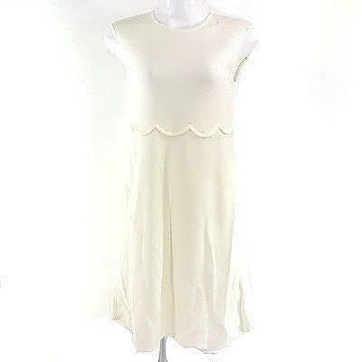 (フォクシー) FOXEY 白ニットワンピース38 中古