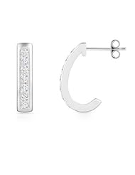 0.7 ct Princess Diamond Earrings