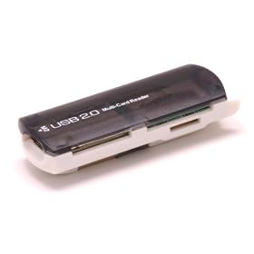 Memwah High speed USB multi card reader - (SD, SDHC, Micro SD, Micro SDHC, MS, MS PRO, MMC, MS Duo, MS PRO Duo, miniSD, RS-MMC, MS Micro) - for 1Gb 2Gb 4Gb 8Gb 16Gb 32Gb cards