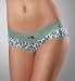  : honeydew Leopard Printed Rayon and Lace Boyshort Panty (486)