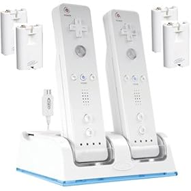 Nintendo Wii Charger Dock with¿ 4 Battery Packs