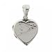 Sterling Silver Heart Locket - 2 Pictures & Diamond Cut