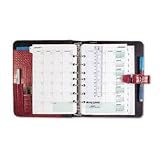 Starter Organizer, 5-1/2"x8-1/2", Croc Embossed Red, Sold as 1 each