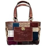 COACH HOLIDAY PATCHWORK GALLERY TOTE PURSE HANDBAG NEW
