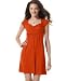 Soprano Cap-Sleeve Dress with Weaving Detail