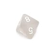 Chessex Frosted 16mm Light Smoke and white d8