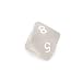 Chessex Frosted 16mm Light Smoke and white d8