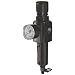 Dixon B72G-2MG-MB Norgren Series Manual Drain Filter/Regulator with Metal Bowl and Sight Glass, 1/4" Basic, 80 SCFM, 1/4" Port Size, 5-150 PSI