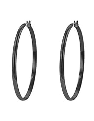 Classic Hoop (Black Tone) Earrings