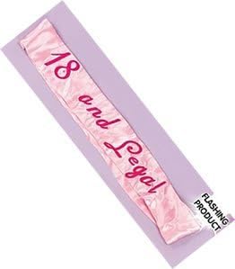 Sash '18 And Legal' 18th Birthday Party Decorations Accessories Favors &amp; Tableware etc... by Sashes