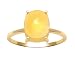 10k Yellow Gold Cushion Cabochon Citrine Ring