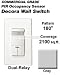 Occupancy Sensor ODS0D-IDG Leviton Decora Occupancy Sensor Self-Adjusting Wall Switches