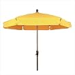 Quick Ship: 7 1/2' Hexagon Garden Umbrella Finish: White, Fabric Color: Navy Blue, Tilt: No Push Button