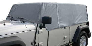Rampage Products Jeep Wrangler 3 Layer All Weather Cab CoversJeepWrangler2007 to 20094 Door (Gray)