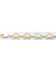 Gold Nautical Braclt Bracelet Crab Link Bracelet High Polish