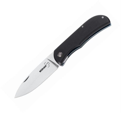 Boker Exskelibur II, Black G-10 Handle, Plain