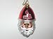 ST. LOUIS CARDINALS Blown Glass Smiling Santa Cap CHRISTMAS ORNAMENT (3.5