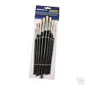 ART ARTIST PAINT BRUSH BRUSHES 9 PC SET CRAFTS MODELS