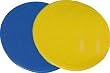 Deluxe Poly Spots - Dozen - 5", Yellow - Sports Practice Equipment