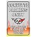 Corvette Parking Only Metal Sign