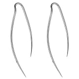 Sterling Silver Large Flame Earrings - Artisan Handcrafted in Mexico