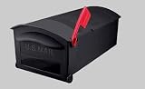 Home Impressions #MB515B Medium Black Rural Mailbox