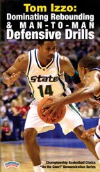 Tom Izzo: Dominating Rebounding & Man-to-Man Defensive Drills (DVD)