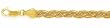 14k Gold Braided Foxtail Chain Bracelet-3.6mm 7"