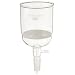 Chemglass CG-1406-31 Glass Buchner Filtering Funnel with Medium Frit, 600mL Capacity, 24/40 Lower Vacuum Assembly