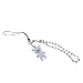 Artwedding Adorable Silver Bear Cell Phone Charm with Crystal Chain