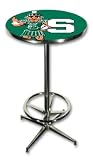 Michigan State University Spartans Bar Pub Table Chrome