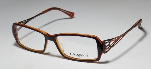 KOALI 6656K 53-15-135 BURGUNDY/ORANGE VISION CARE EYEGLASSES/EYE GLASSES/FRAMES