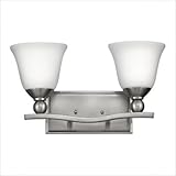 Hinkley 5892BN Bolla Brushed Nickel 2 Light Wall Sconce 16.25