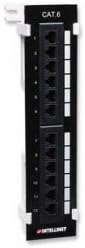 IC INTRACOM 560269 / INTELLINET 560269 12 Port Cat6 Wall-mount Patch Panel