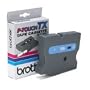 Brother TX Tape Cartridge for PT-30/35/8000(XL), PTPC, 1/2w, Blue on Clear