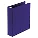 Wilson Jones Three-Ring Binder, Two-Inch Rings, 11 x 8-1/2 Inches, Dark Blue (W368-44NBL)