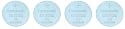 Panasonic CR-2032 Lithium Coin Battery - Four Pack