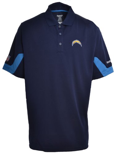 San Diego Chargers Reebok Official NFL Polo Shirt XXL - Sideline Jersey -1196A225