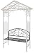 Search : Austram Bench For Gable Arbor Hammered Silver
