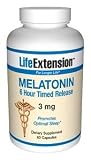 Life Extension Melatonin 6 Hour Timed Release 3 mg (60 capsules)